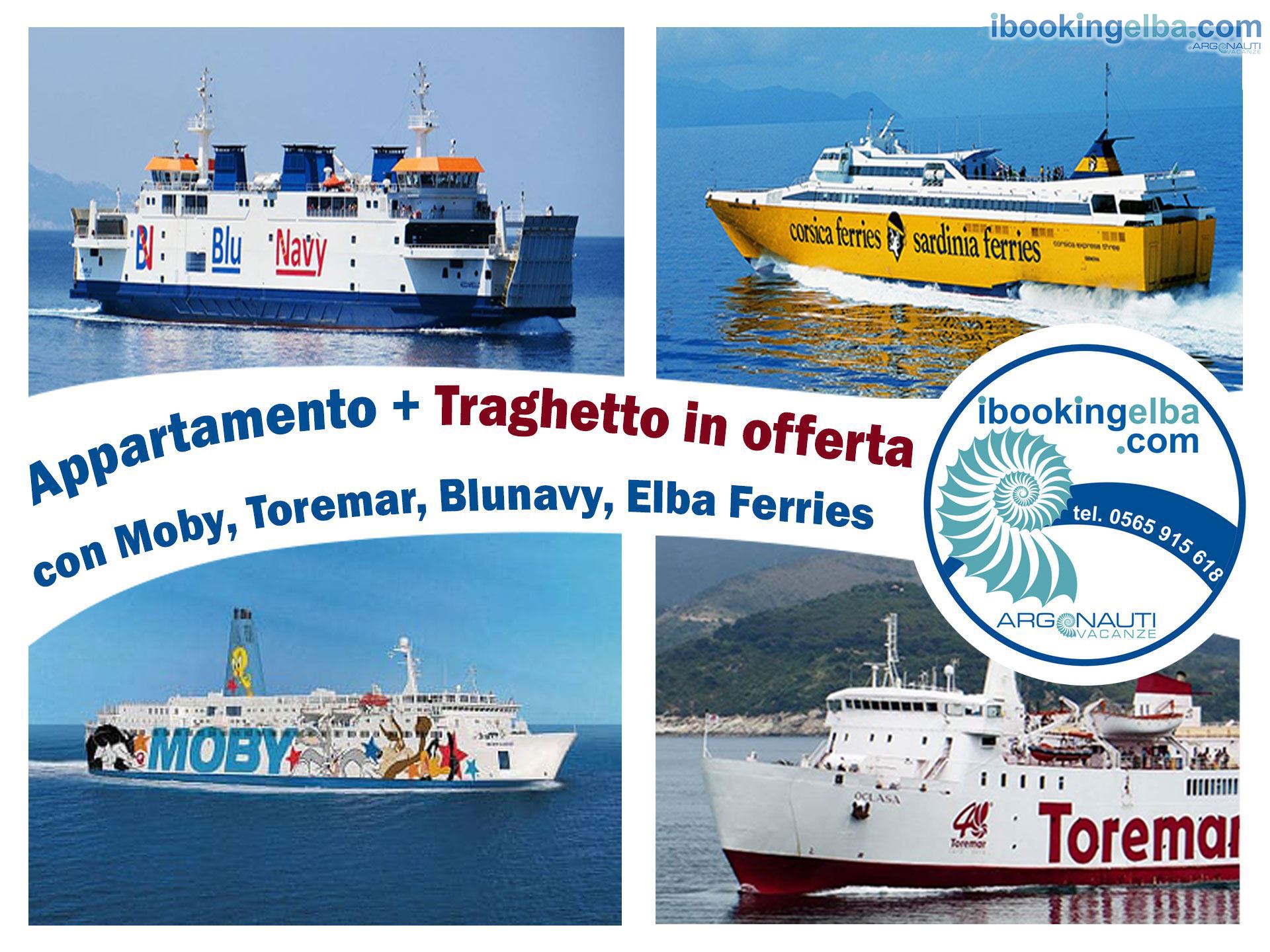 Approfitta delle nostre tariffe speciali, prenota il traghetto con noi!