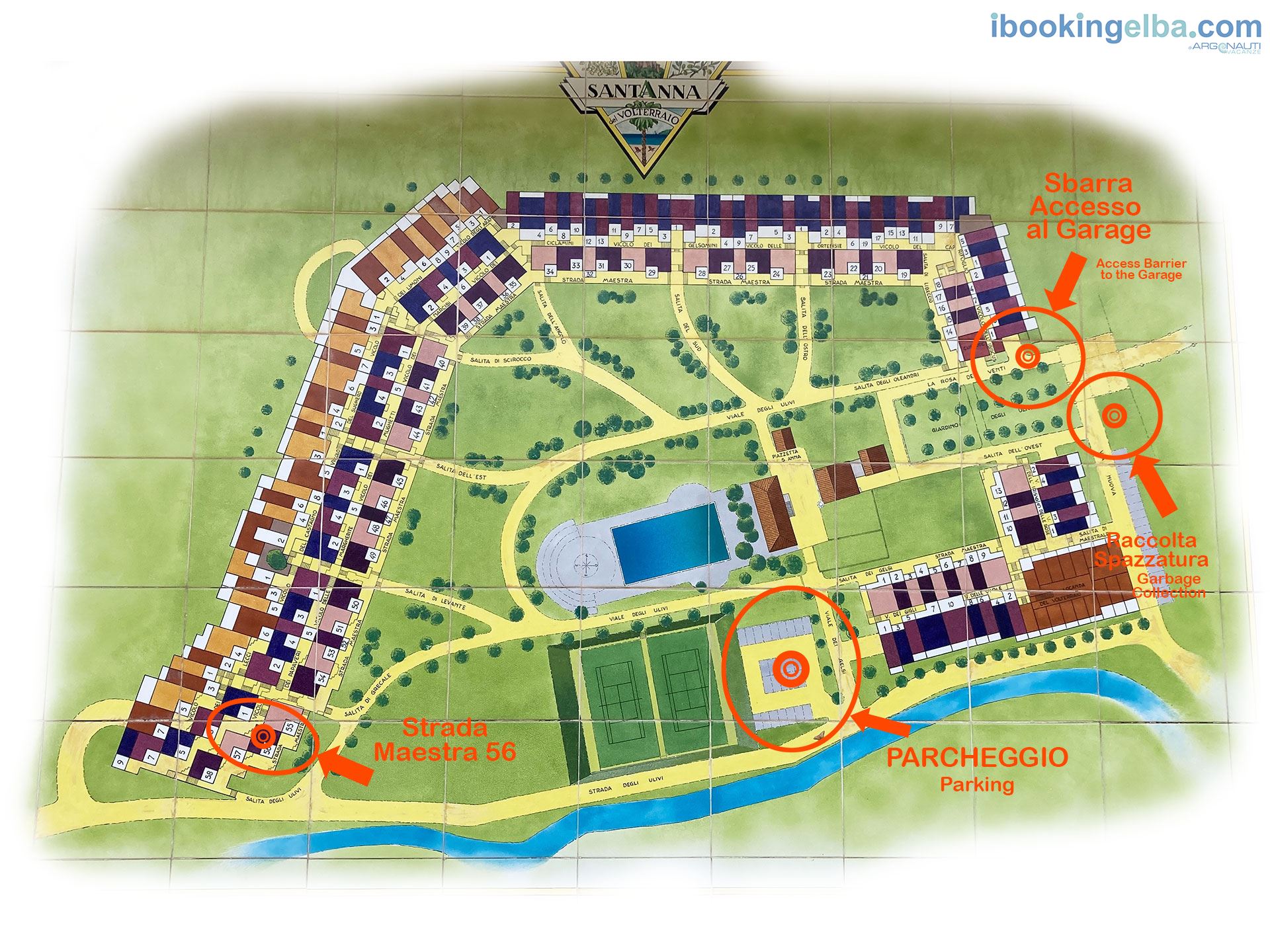 Mappa del Complesso Sant'Anna del Volterraio