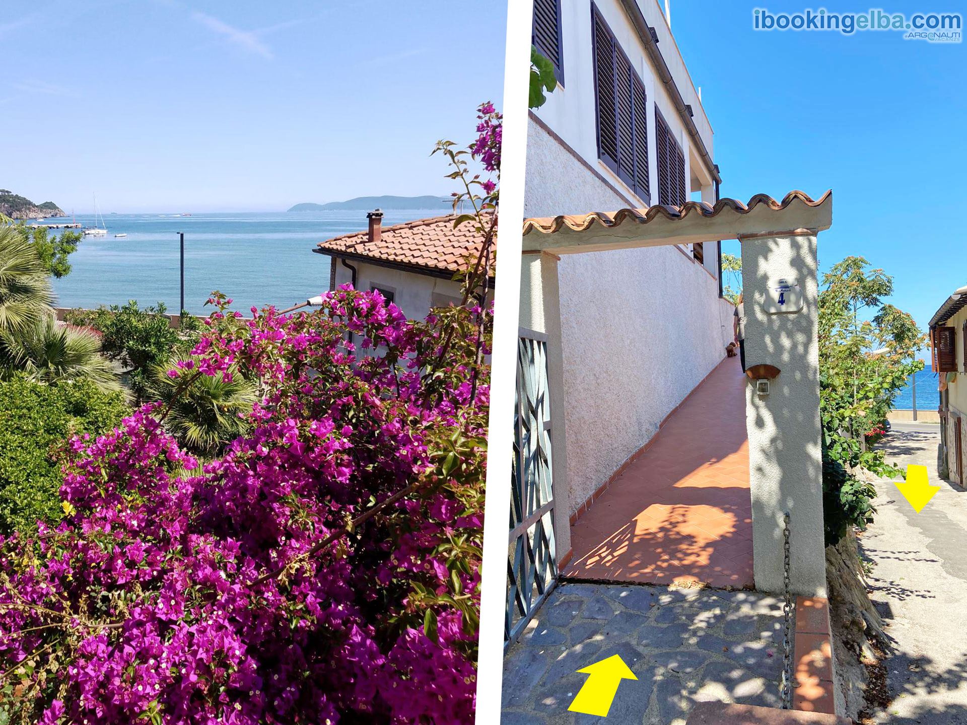La Perla del Cavo - Vista e Ingresso