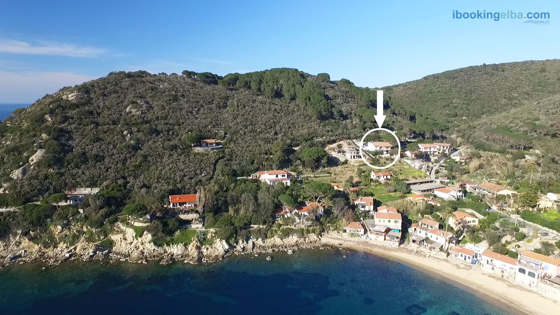 Villa Solana - Vista aerea - Spiaggia del Forno