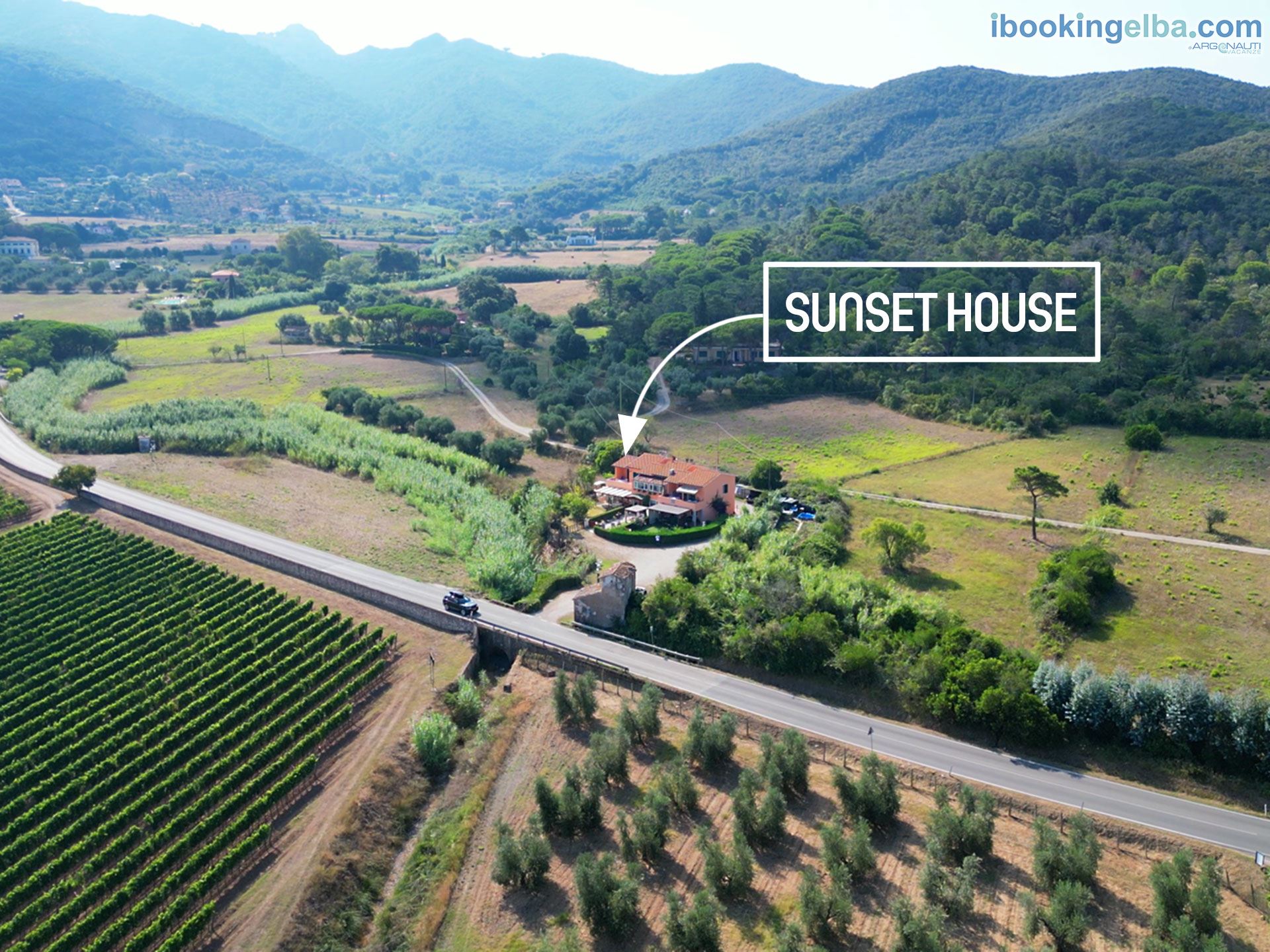 Sunset Home - Foto aerea