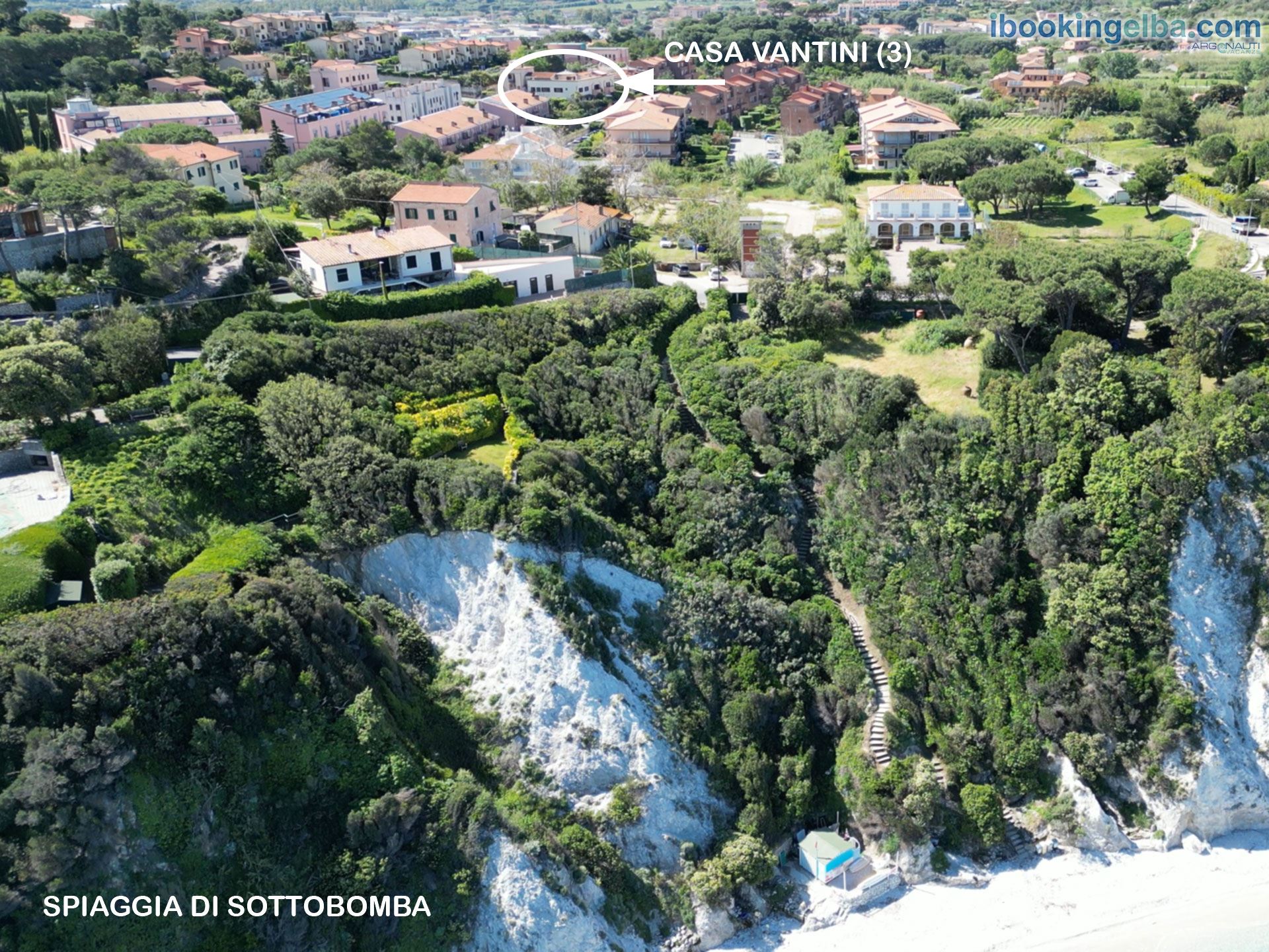 Spiaggia di Sottobomba a 6 min a piedi