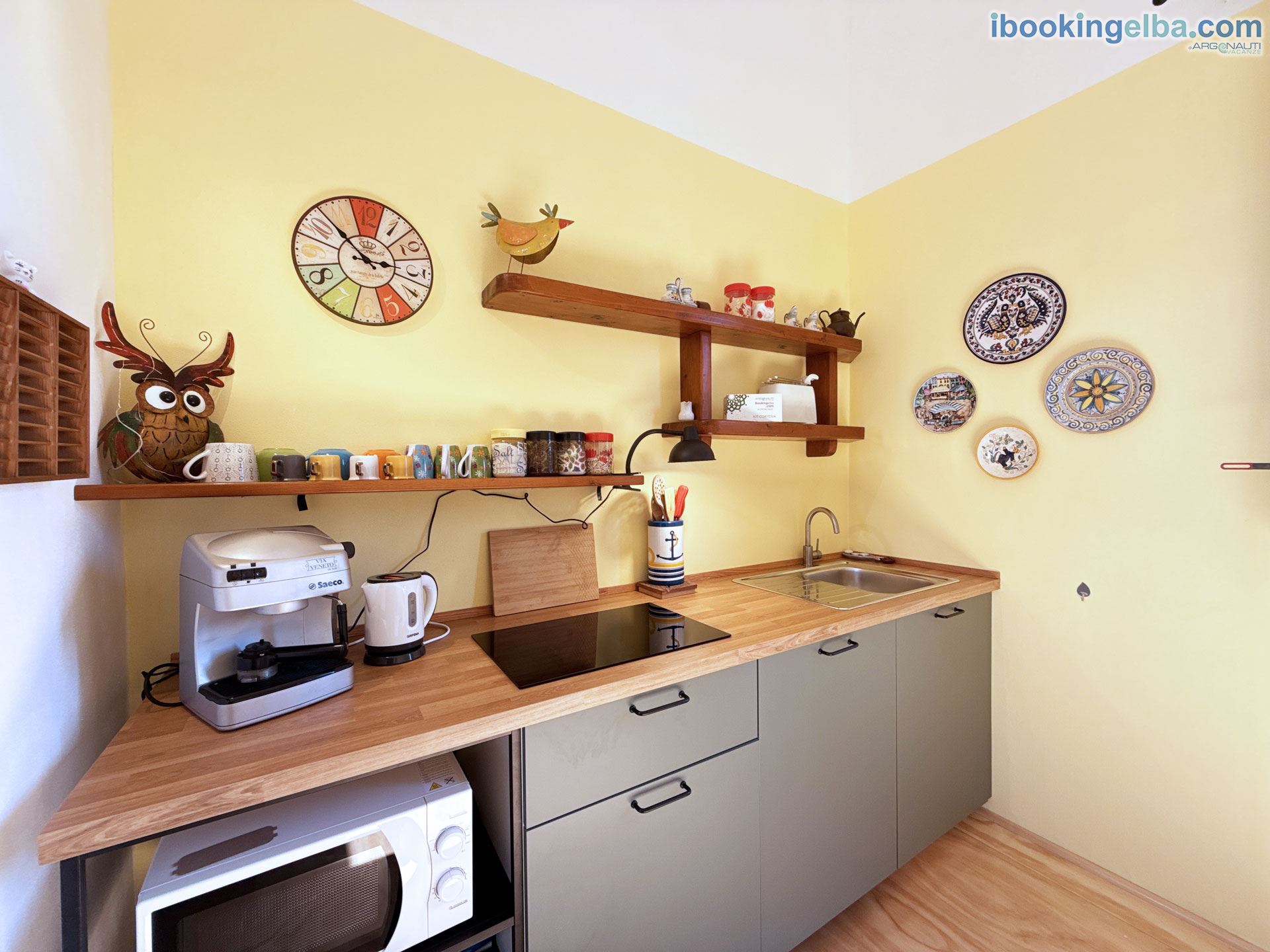 Angoli del Mare -  Angolo cottura con piastre a induzione