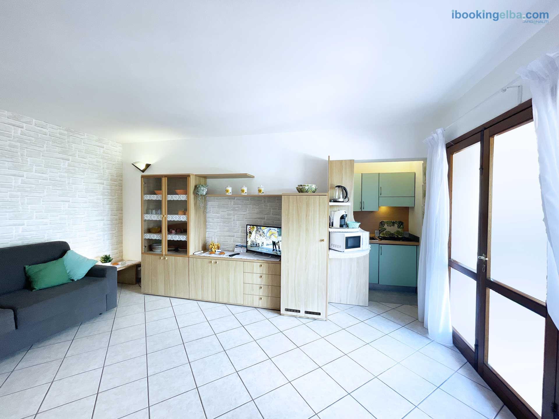 Casa Capo Perla - Soggiorno con Divano Letto