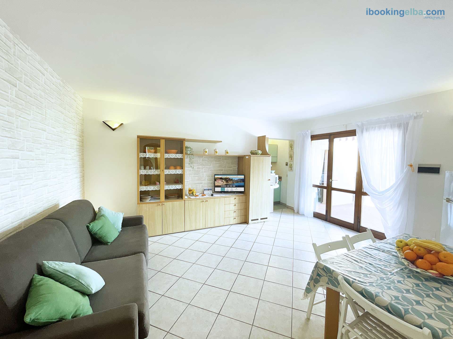 Casa Capo Perla - Soggiorno con Divano Letto