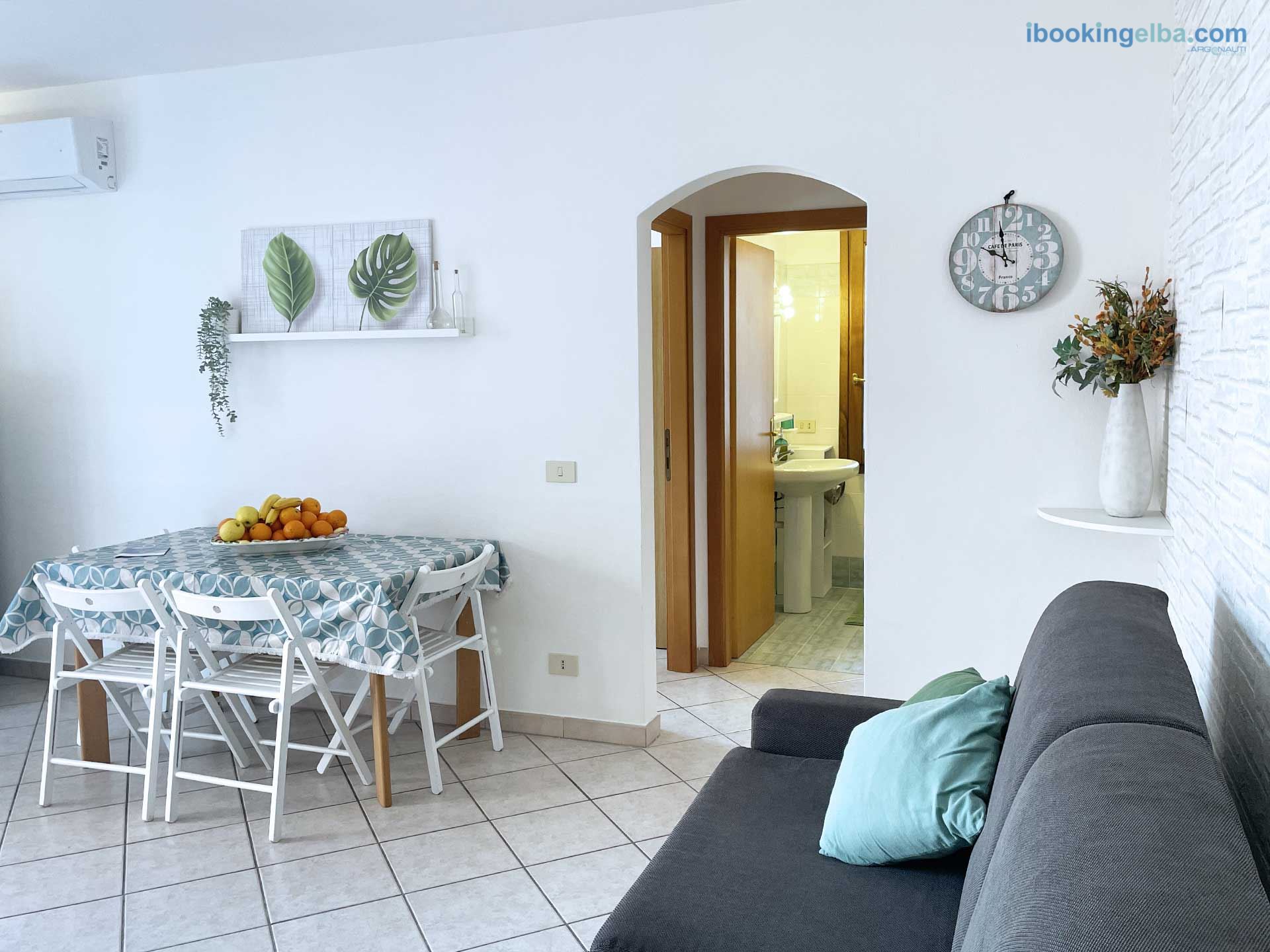 Casa Capo Perla - Soggiorno con Divano Letto Matrimoniale