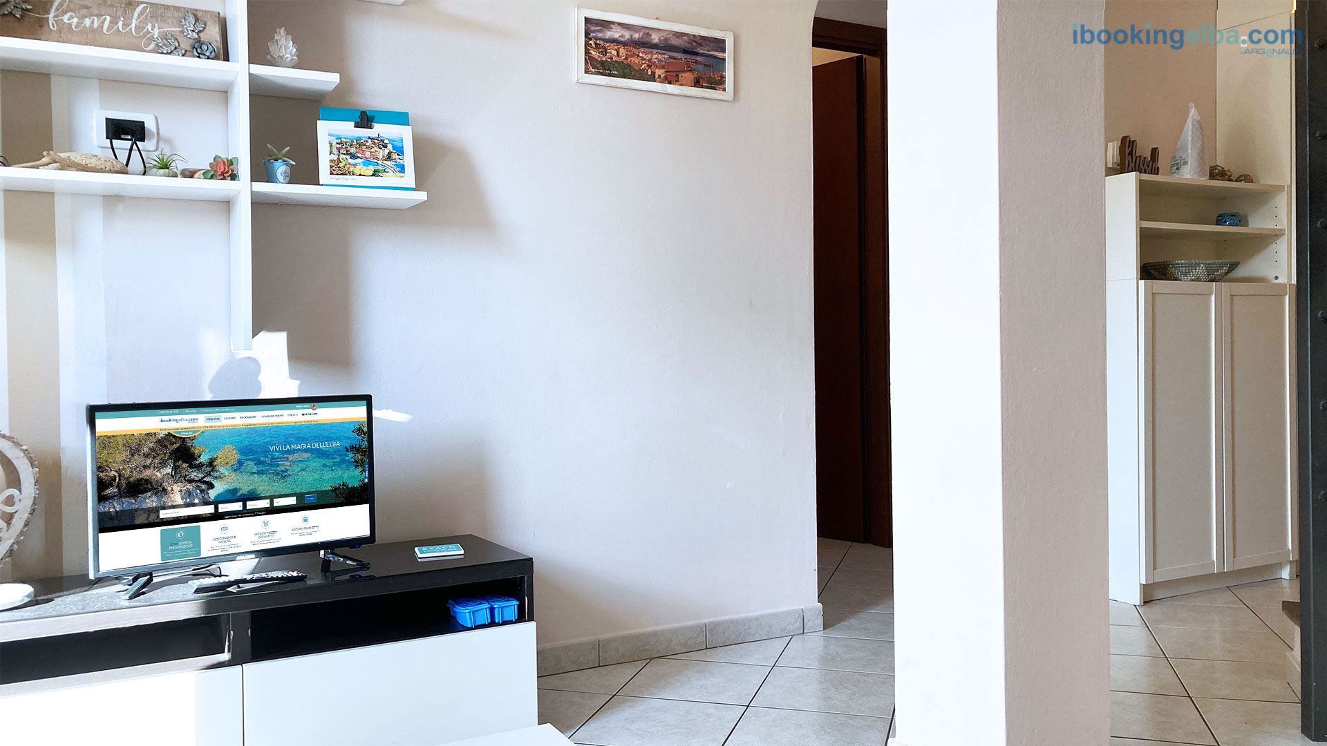 Casa California - 1° Livello - Soggiorno con Tv