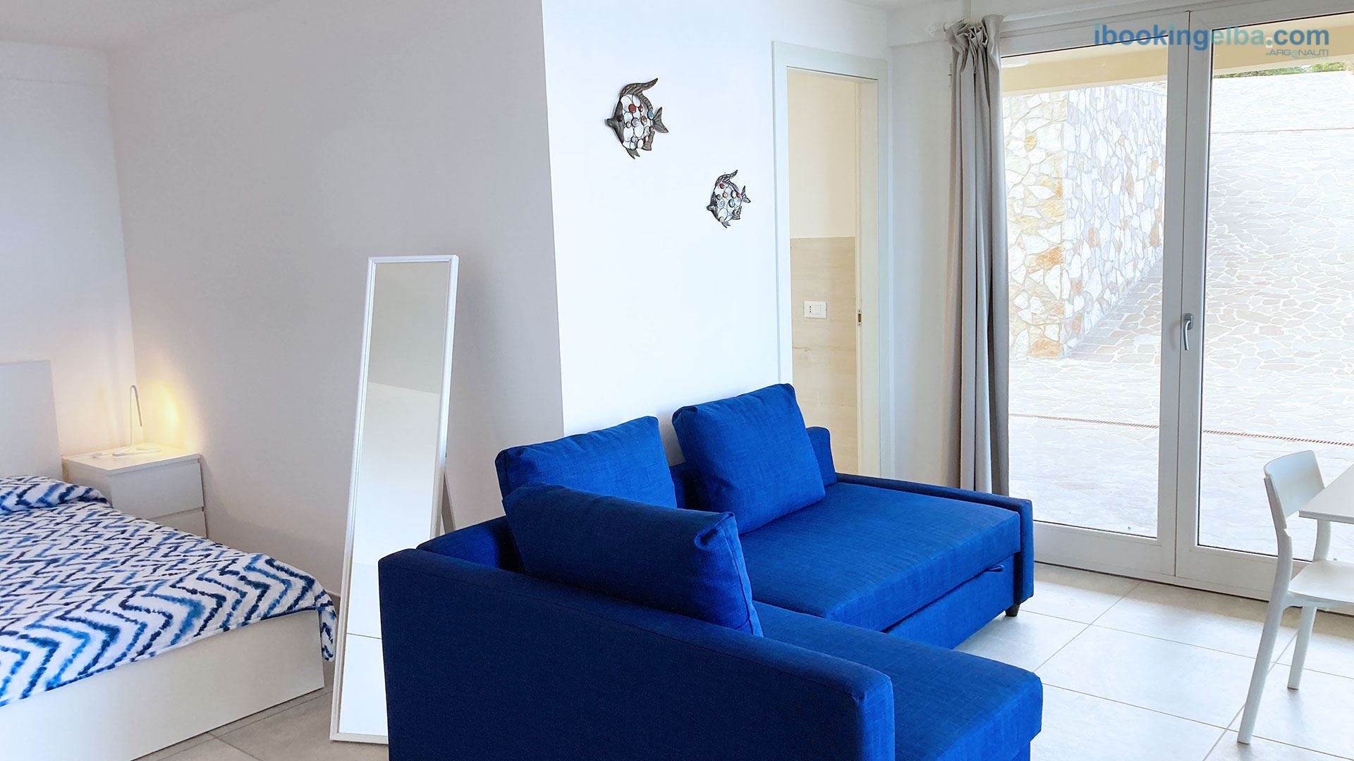 Letto matrimoniale - Corpo Centrale - Monolocale - Piano Terra