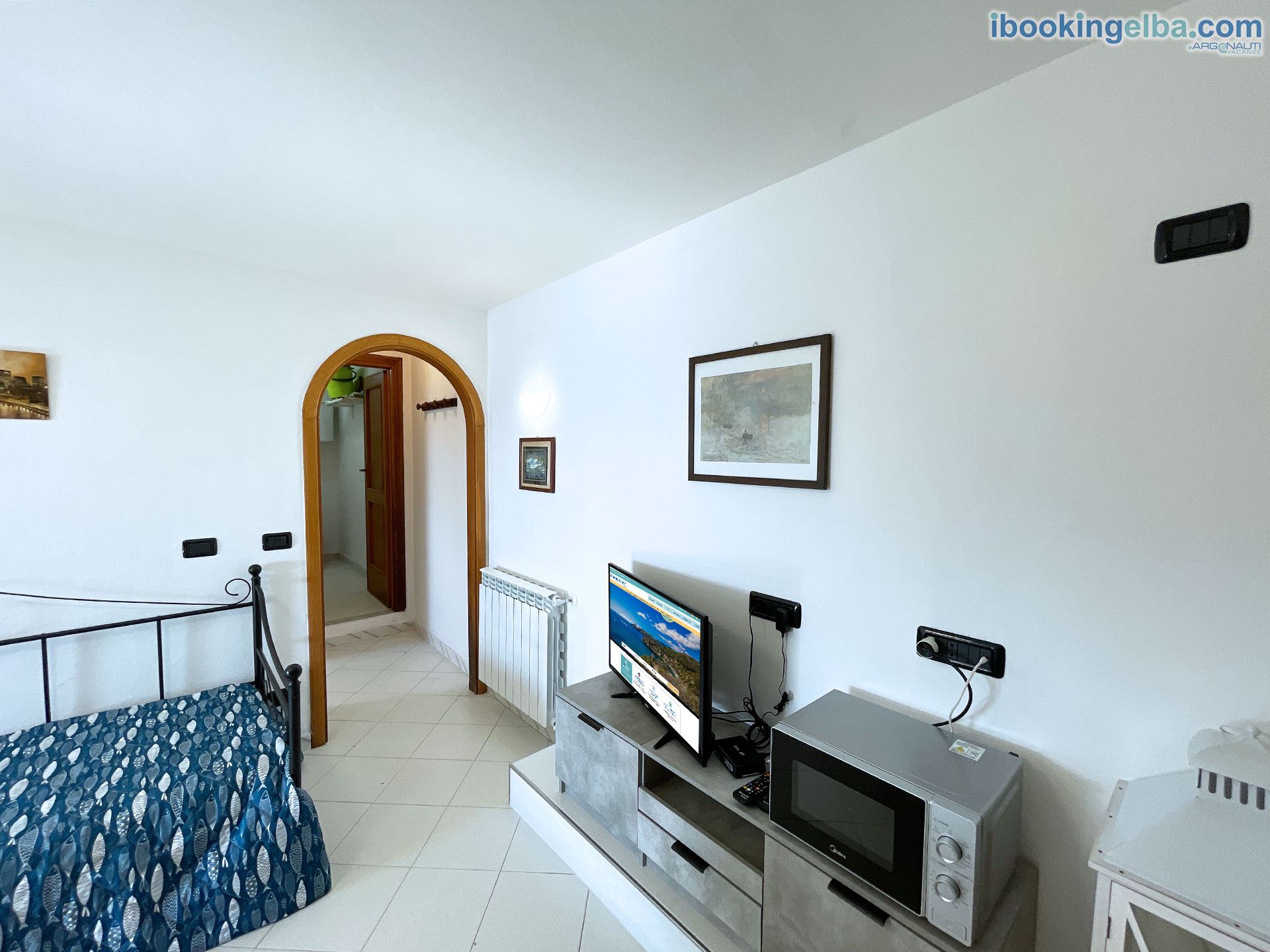Casa Deni - Trilocale - soggiorno con zona TV