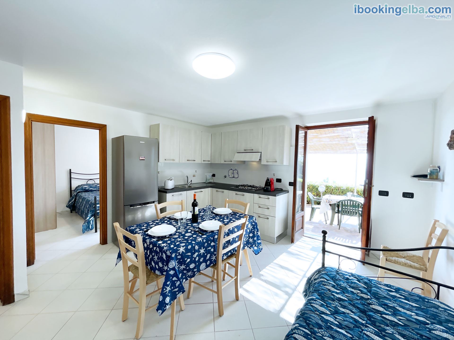 Casa Deni - Trilocale - soggiorno con zona pranzo e angolo cottura