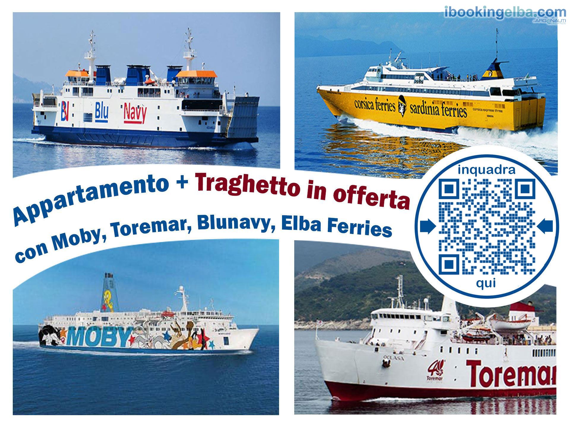 Chiedi un Preventivo per il Traghetto in Offerta! Inquadra il QRCODE