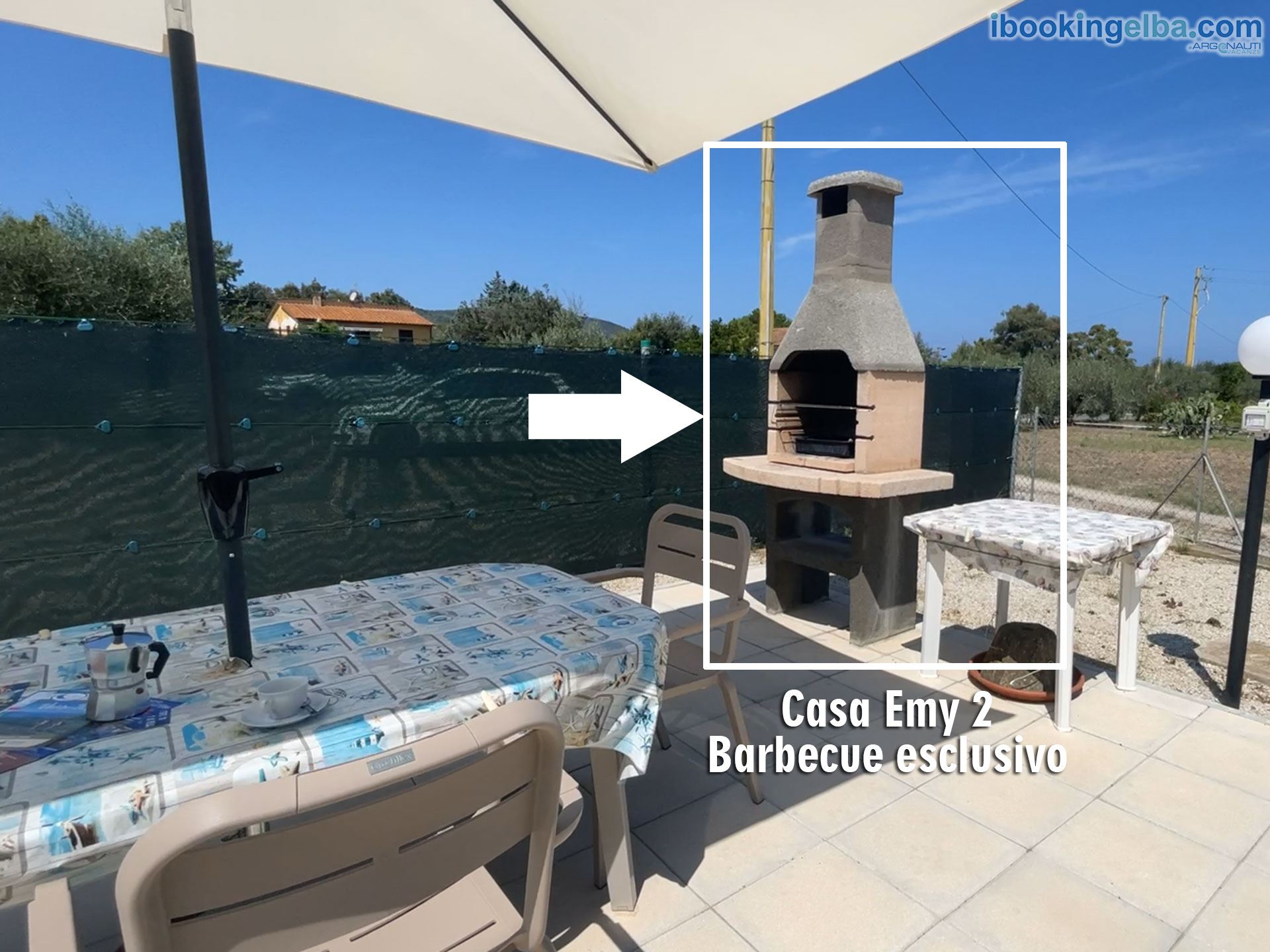 Casa Emy 2 - Spazio esterno con barbecue