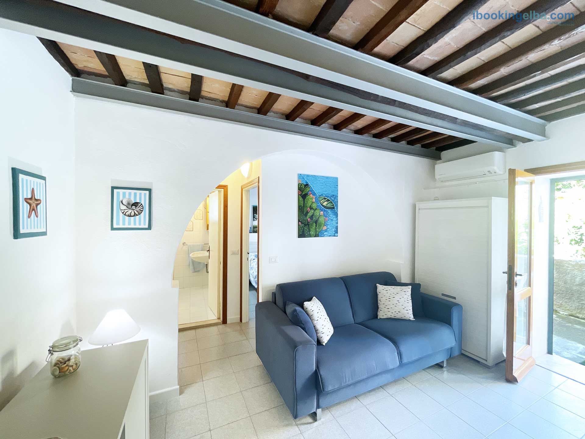 Casa Eva - Soggiorno con Divano Letto