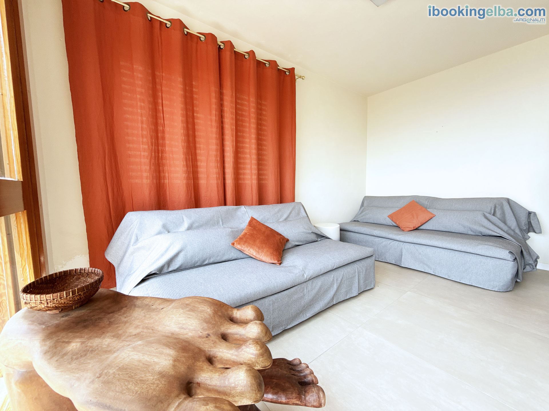 Villetta Fonza - Particolare del soggiorno