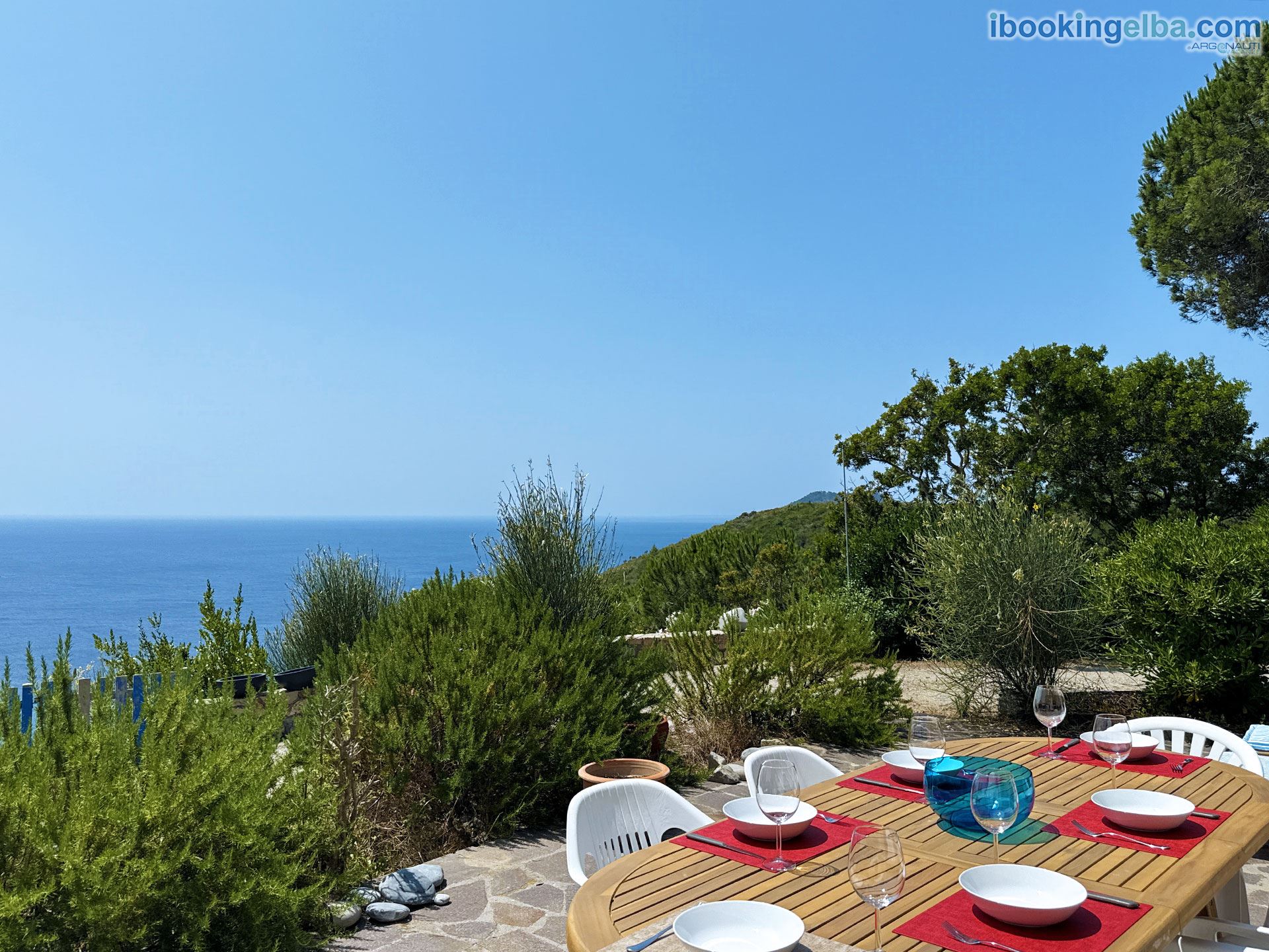 Villetta Fonza - Vista mare dal patio