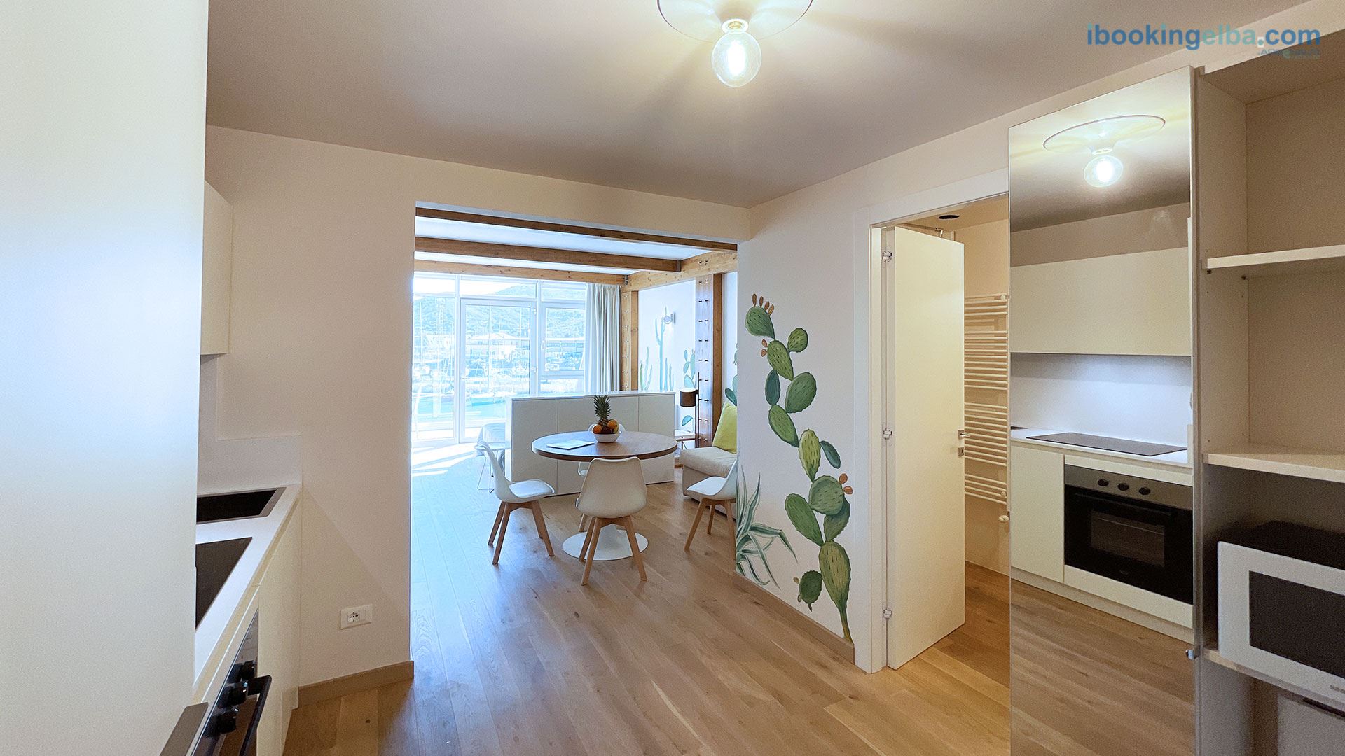 Fronte Mare Suites - Studio (H) - dall' ingresso,  Vista dello Studio H