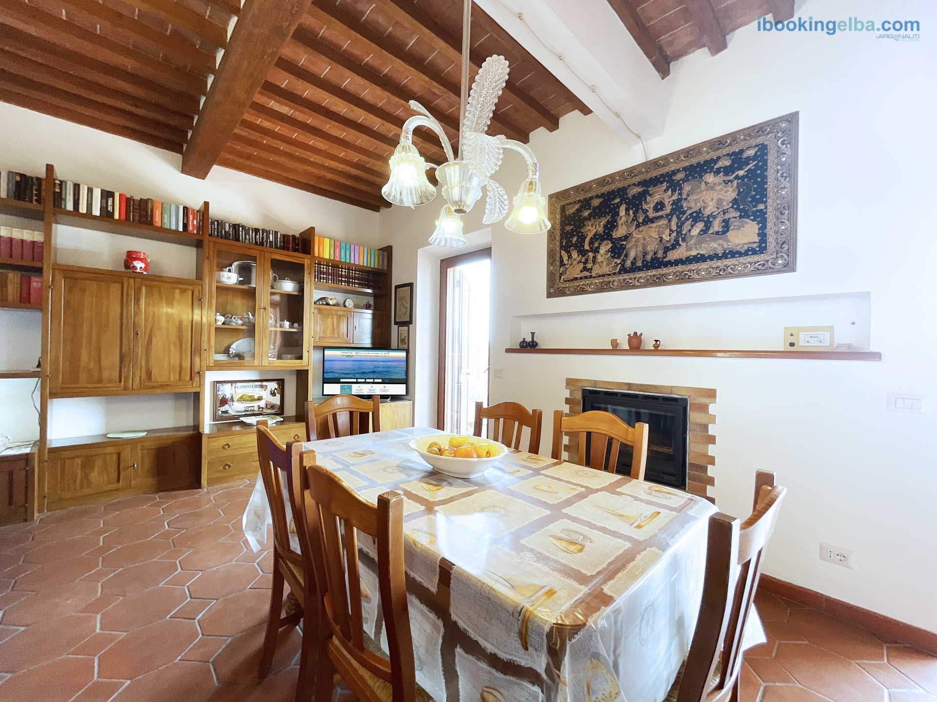 Casa I Cycas - Soggiorno con Angolo TV