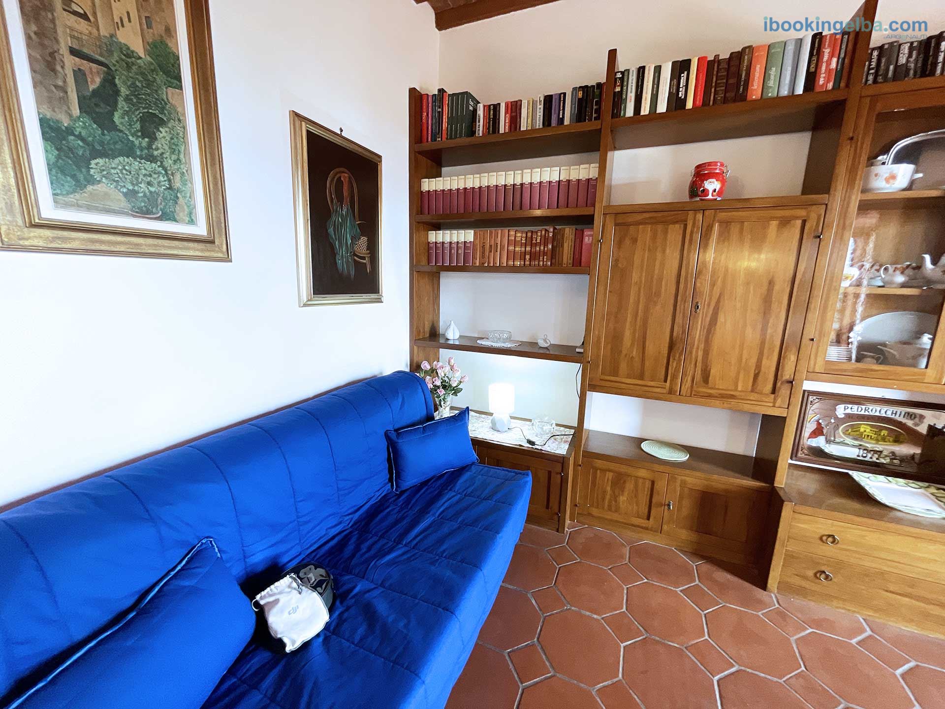 Casa I Cycas - Soggiorno con Divano Letto