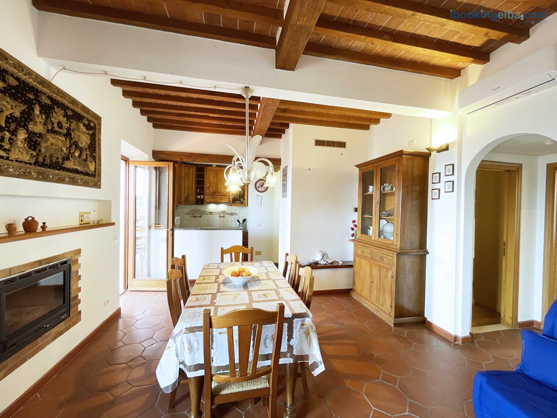 Casa I Cycas - Soggiorno con Angolo Cottura