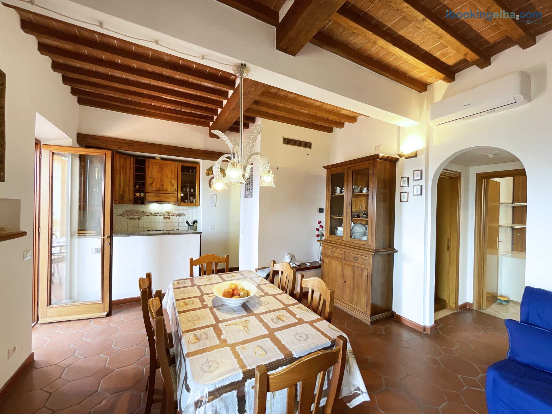 Casa I Cycas - Soggiorno con Angolo Cottura