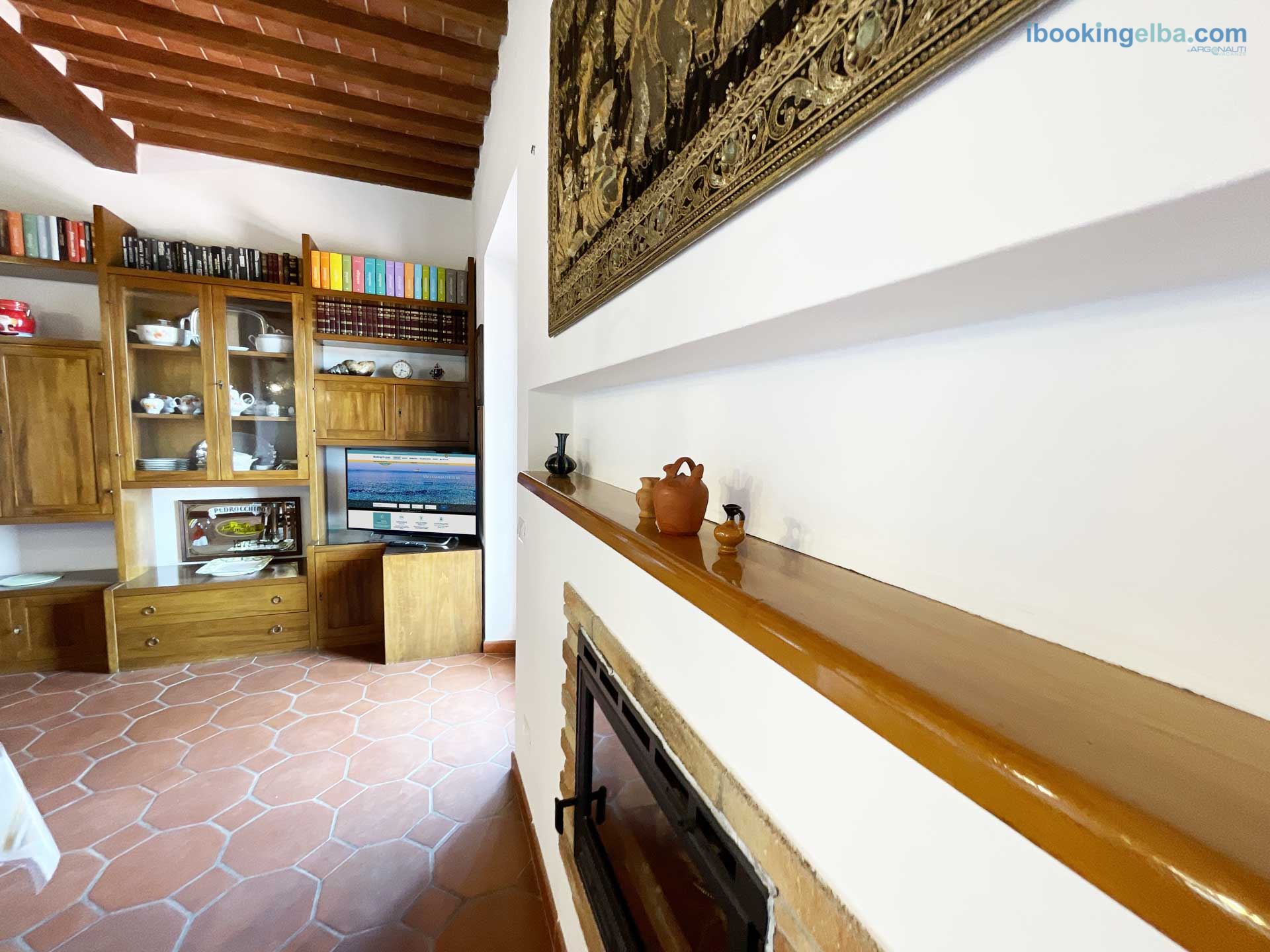 Casa I Cycas - Soggiorno con Angolo TV