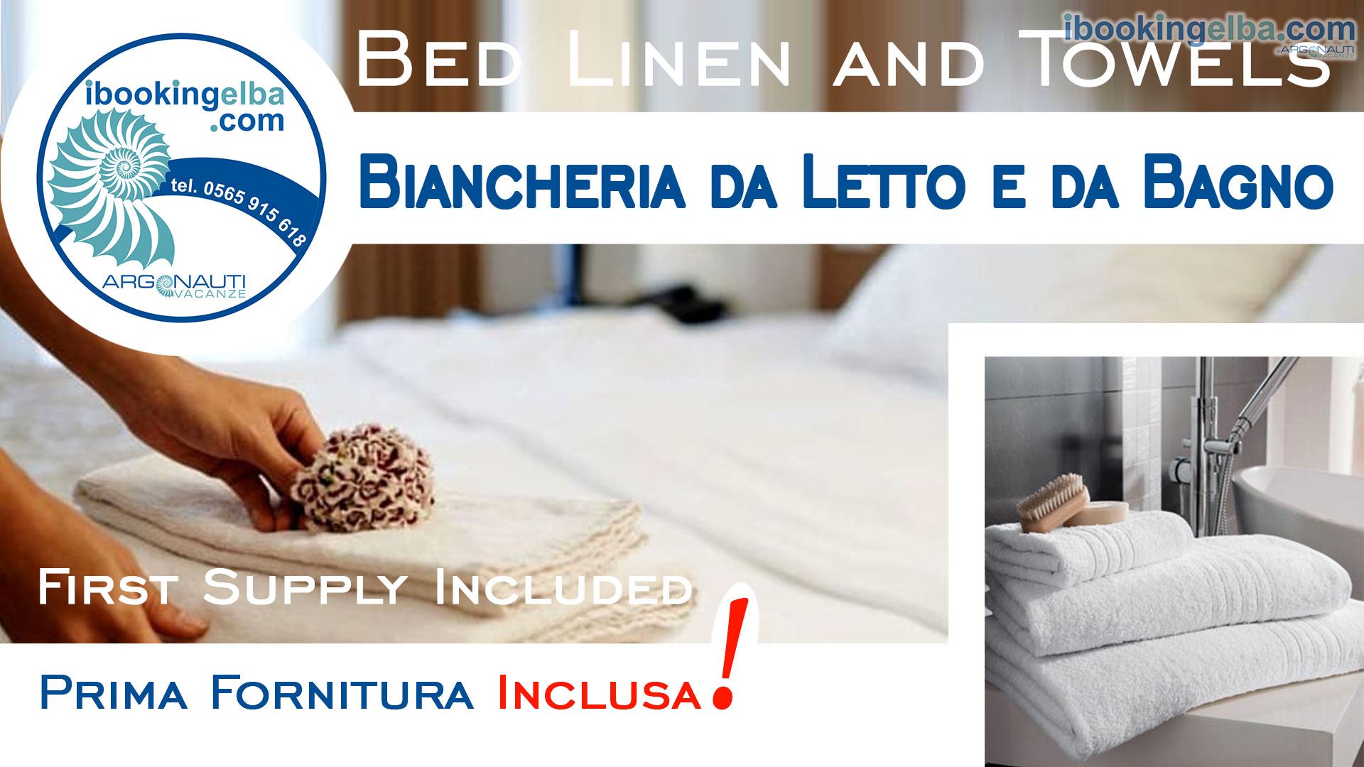 Biancheria Da Letto e Da Bagno - prima fornitura Inclusa