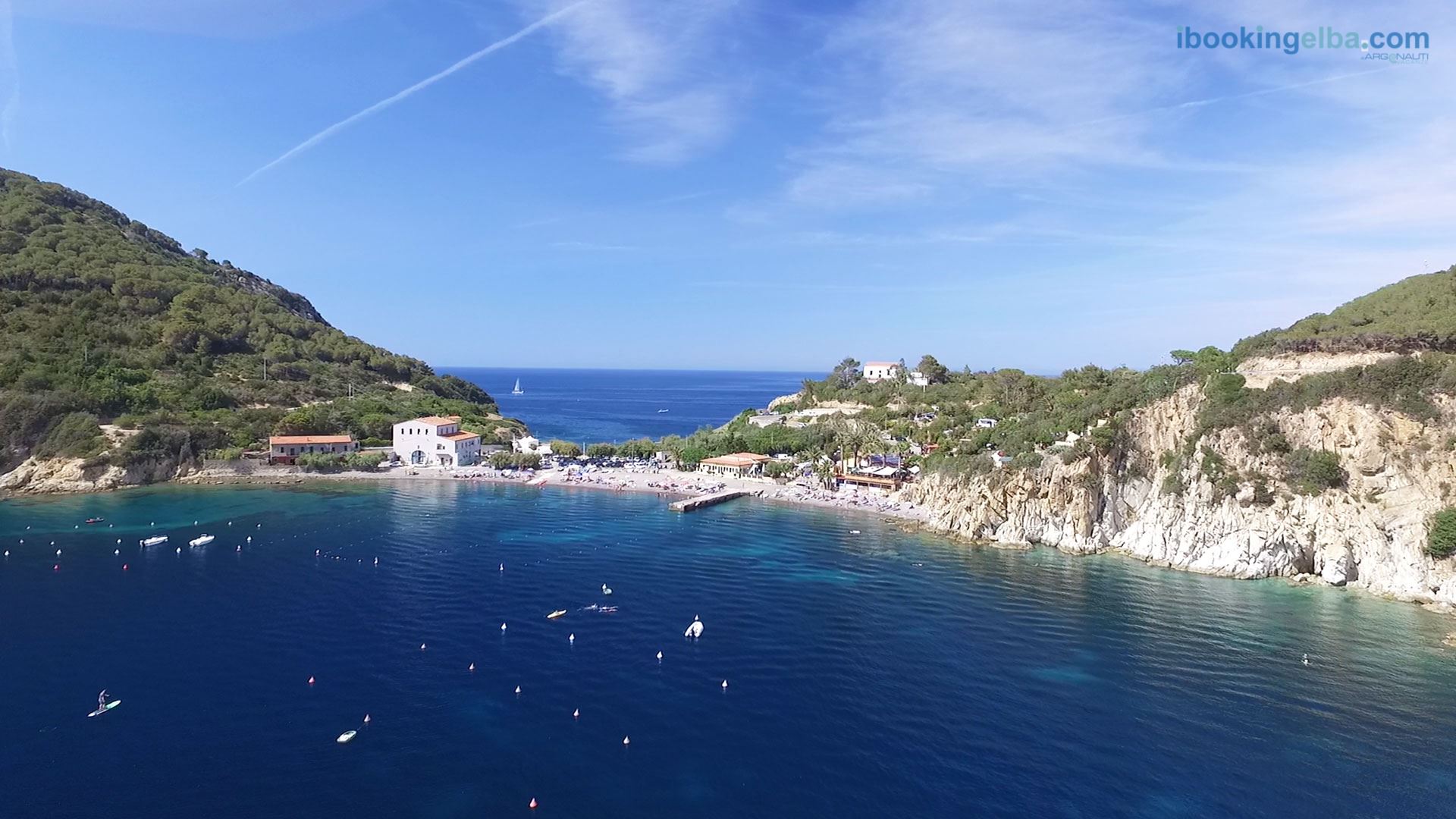 Spiaggia dell'Enfola - foto aerea