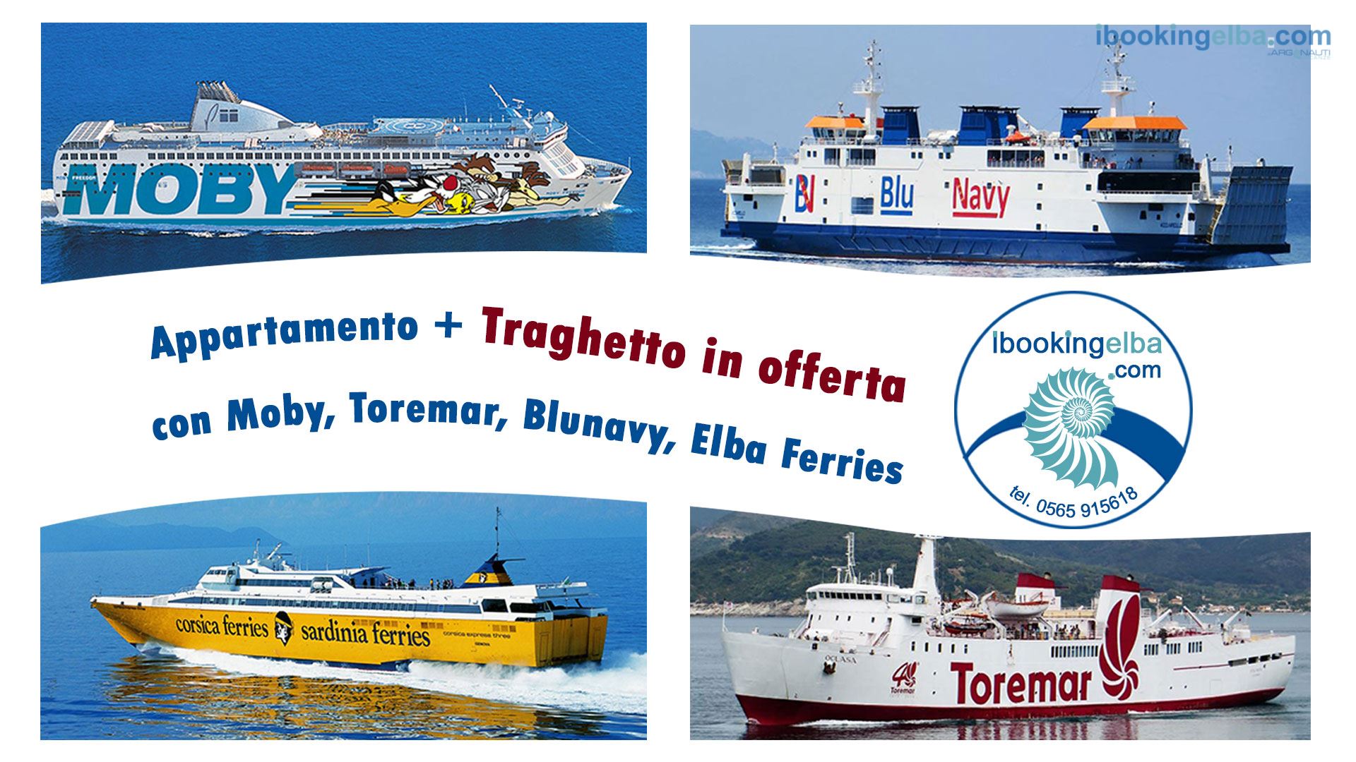 Traghetto + Soggiorno a prezzi scontati