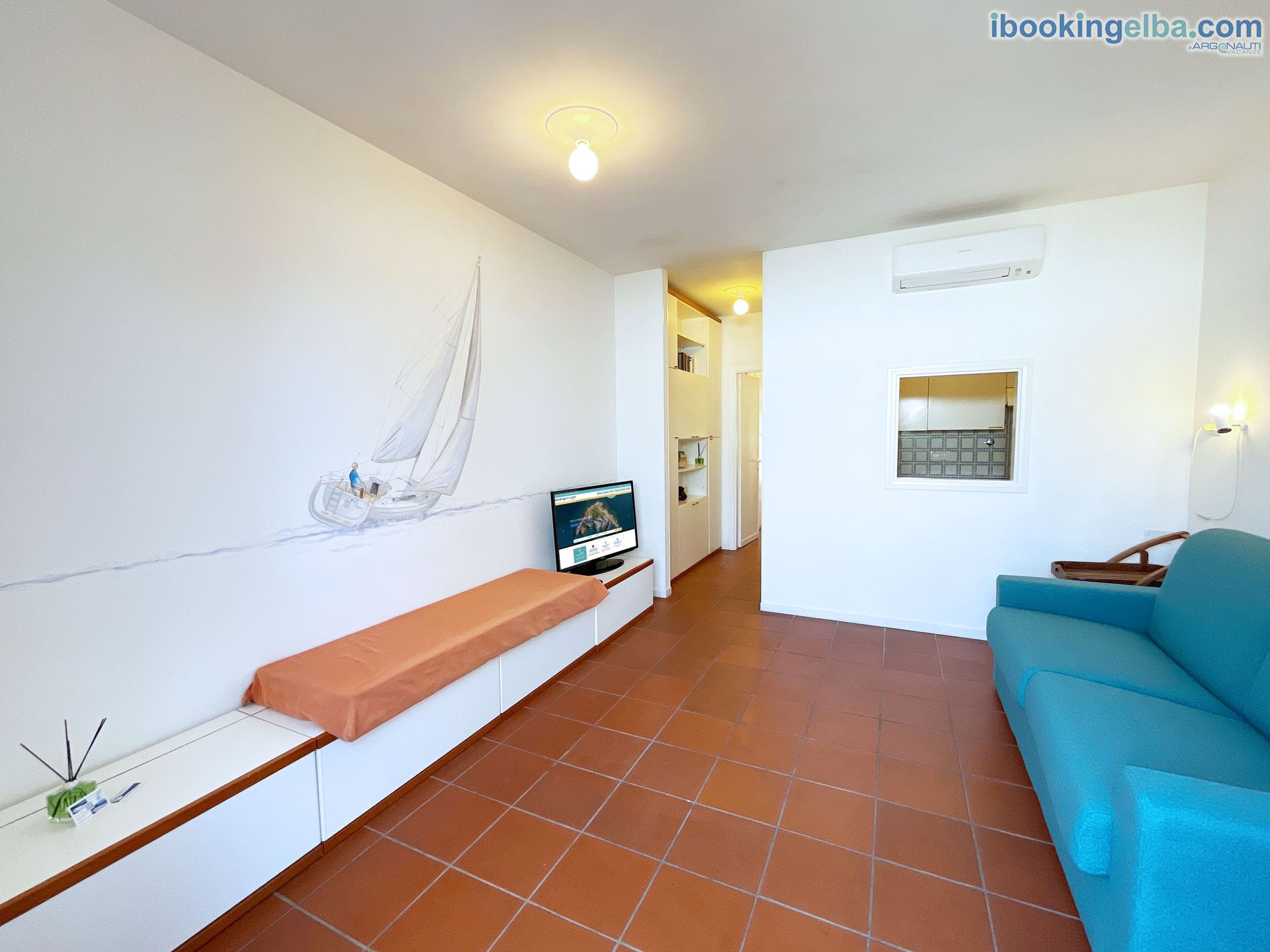 Sant'Anna del Volterraio - I Lecci 3 - Soggiorno con divano letto