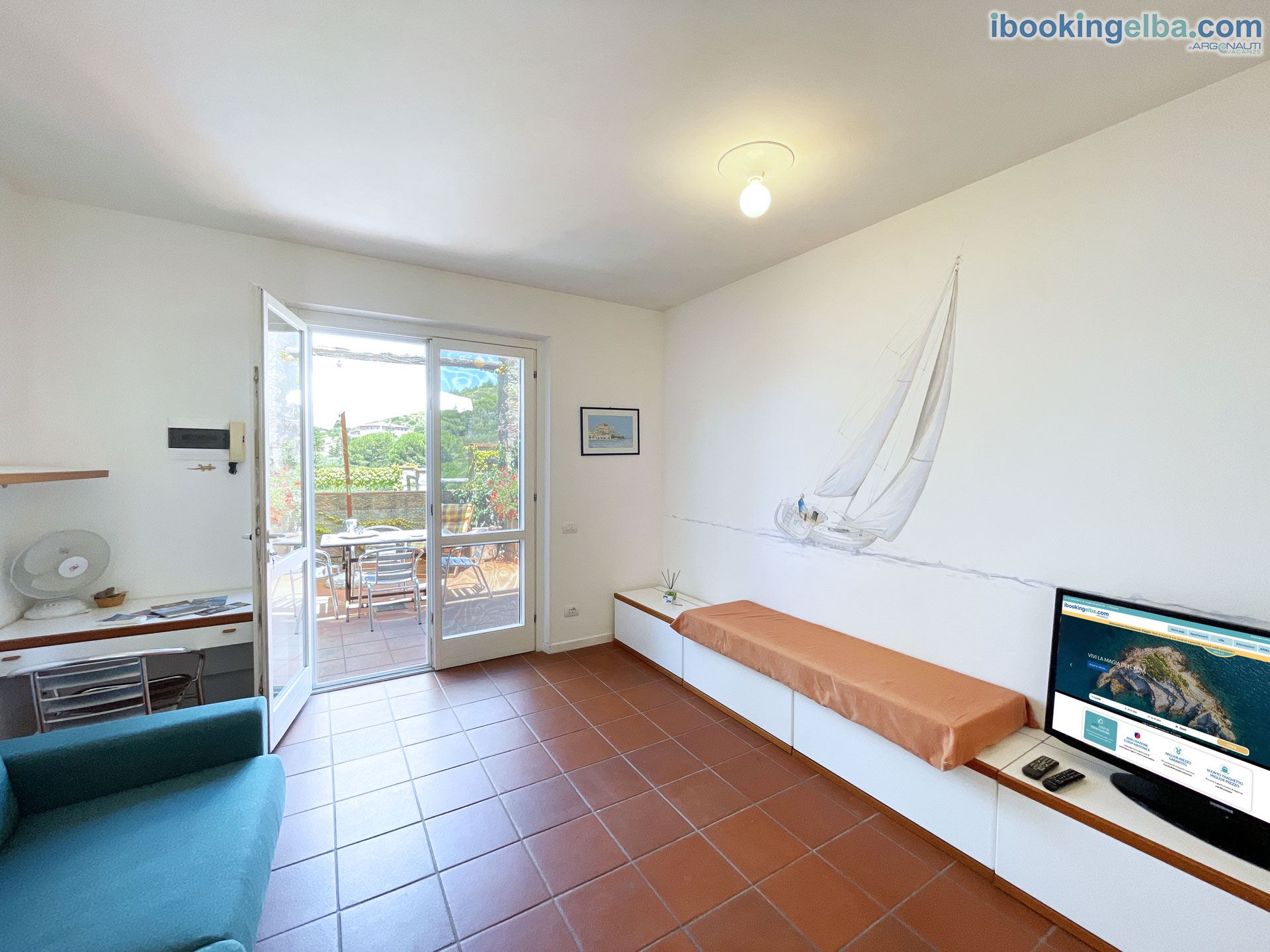 Sant'Anna del Volterraio - I Lecci 3 - Soggiorno con divano letto