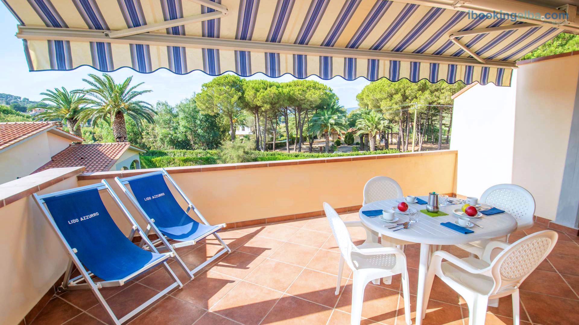 Appartamenti - Lido Azzurro - terrazza primo piano - Bilocale