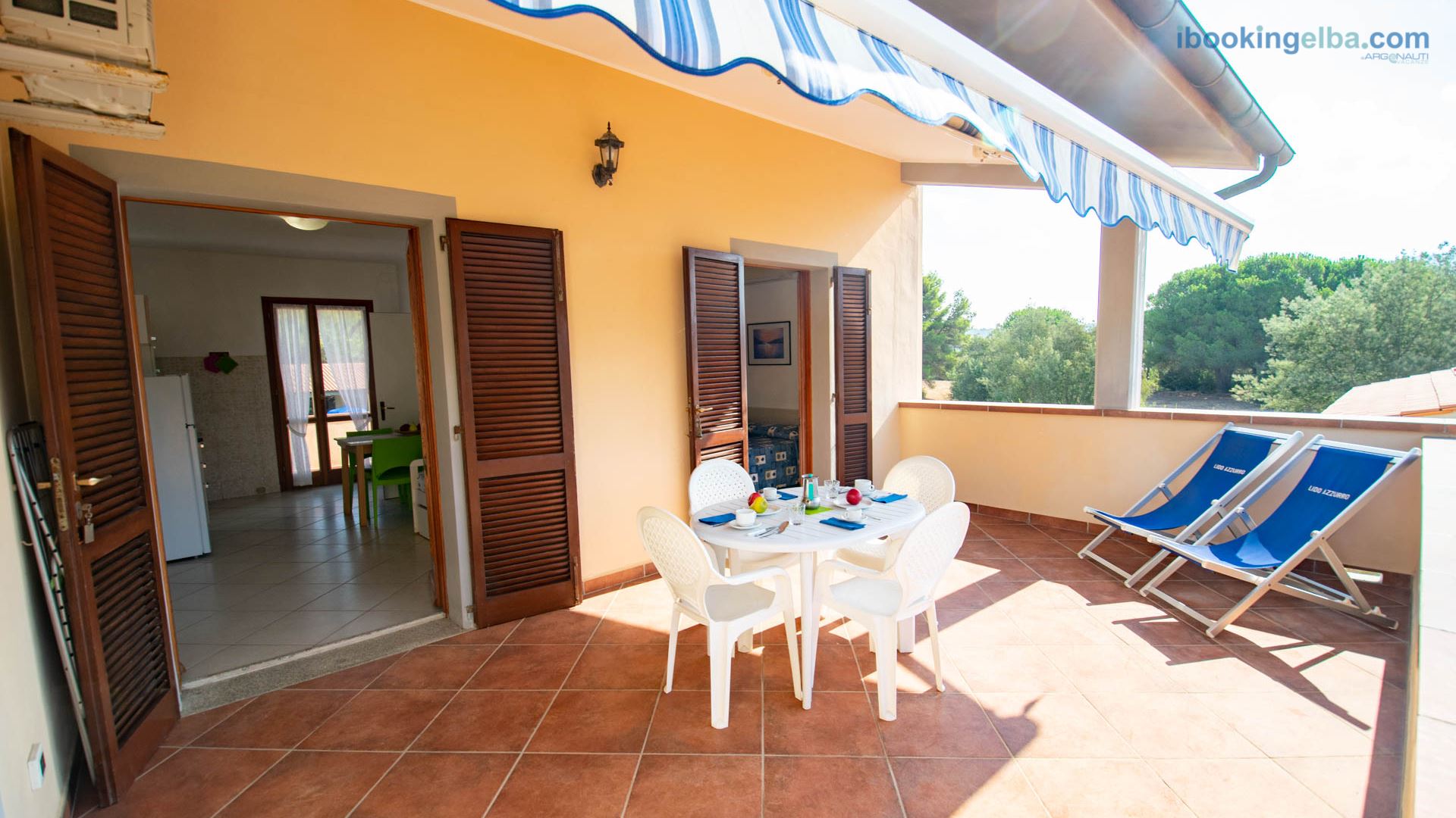 Appartamenti - Lido Azzurro - terrazza primo piano - Bilocale