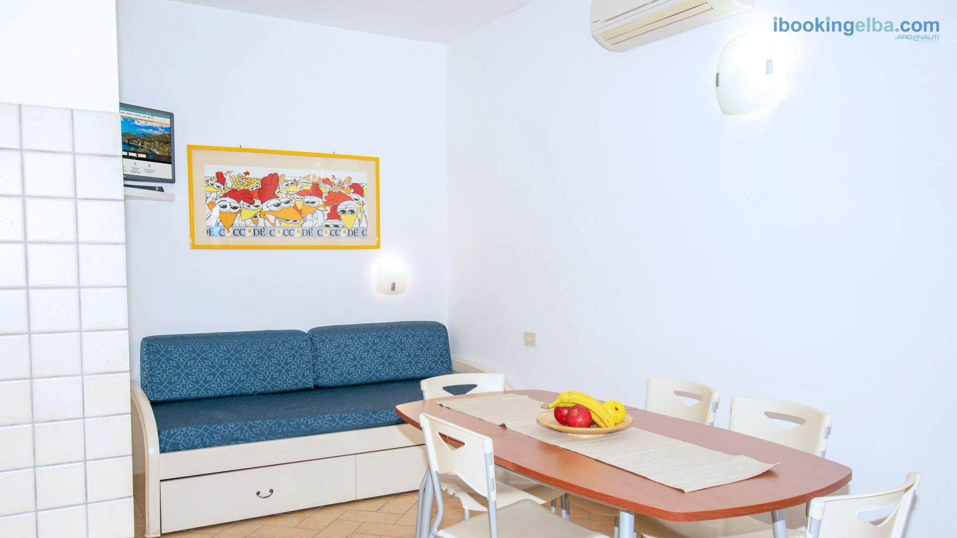 Appartamenti - Lido Azzurro - Soggiorno con Divano letto - Trilo 6