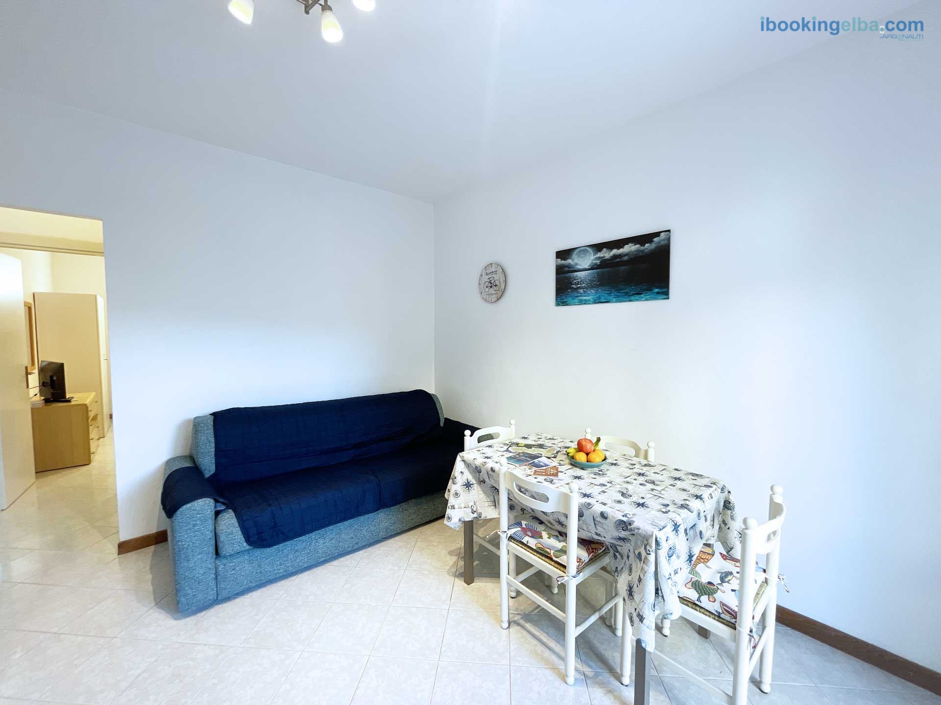 Casa Mareluna - Soggiorno con divano letto