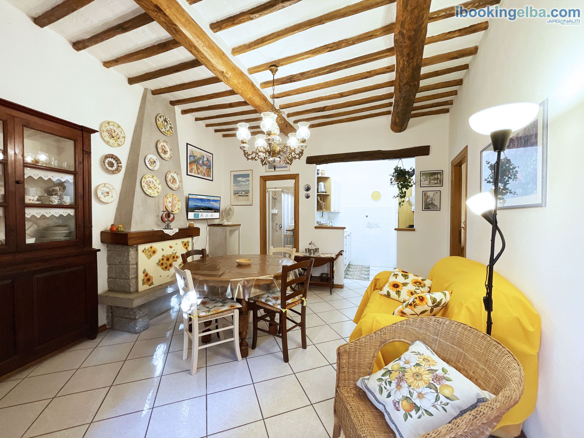 Casa Marina - Soggiorno con angolo cottura