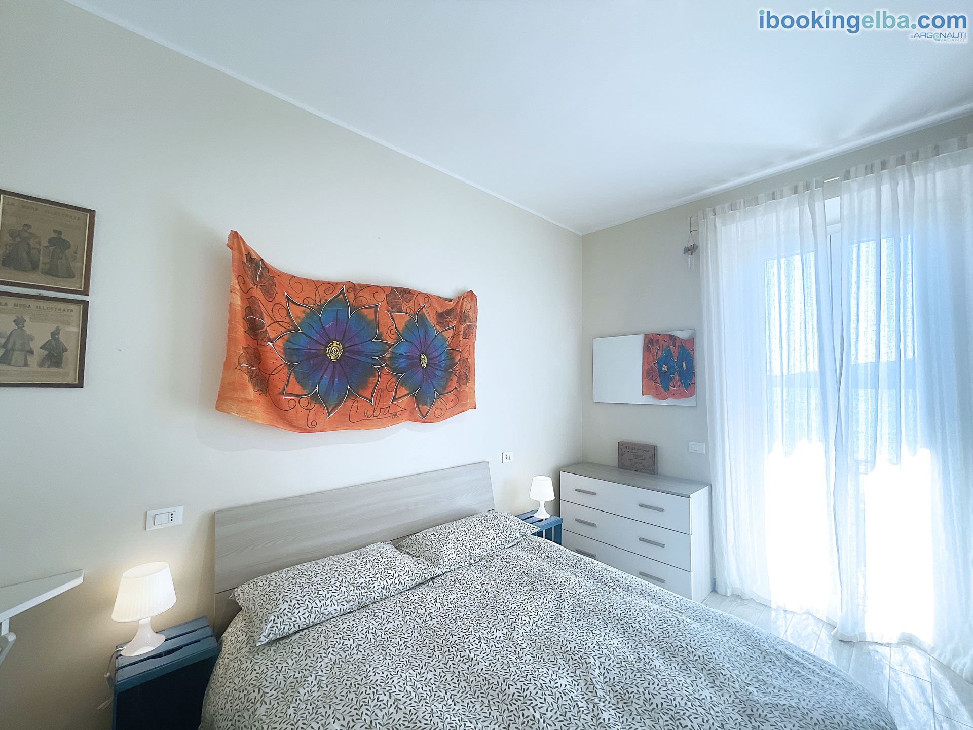 Casa Oliviero - Camera matrimoniale con terrazzo vista mare