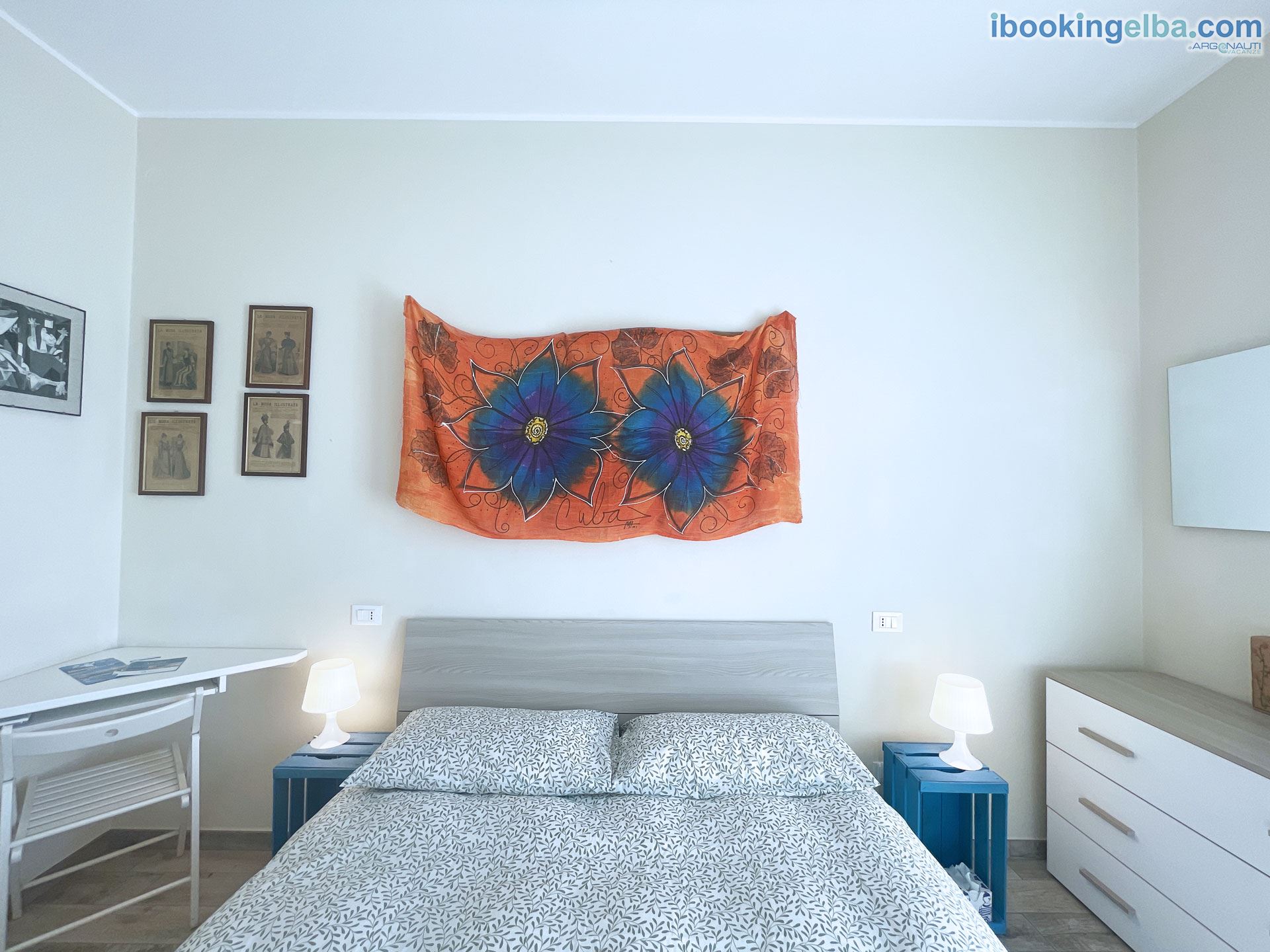 Casa Oliviero - Camera matrimoniale con terrazzo vista mare