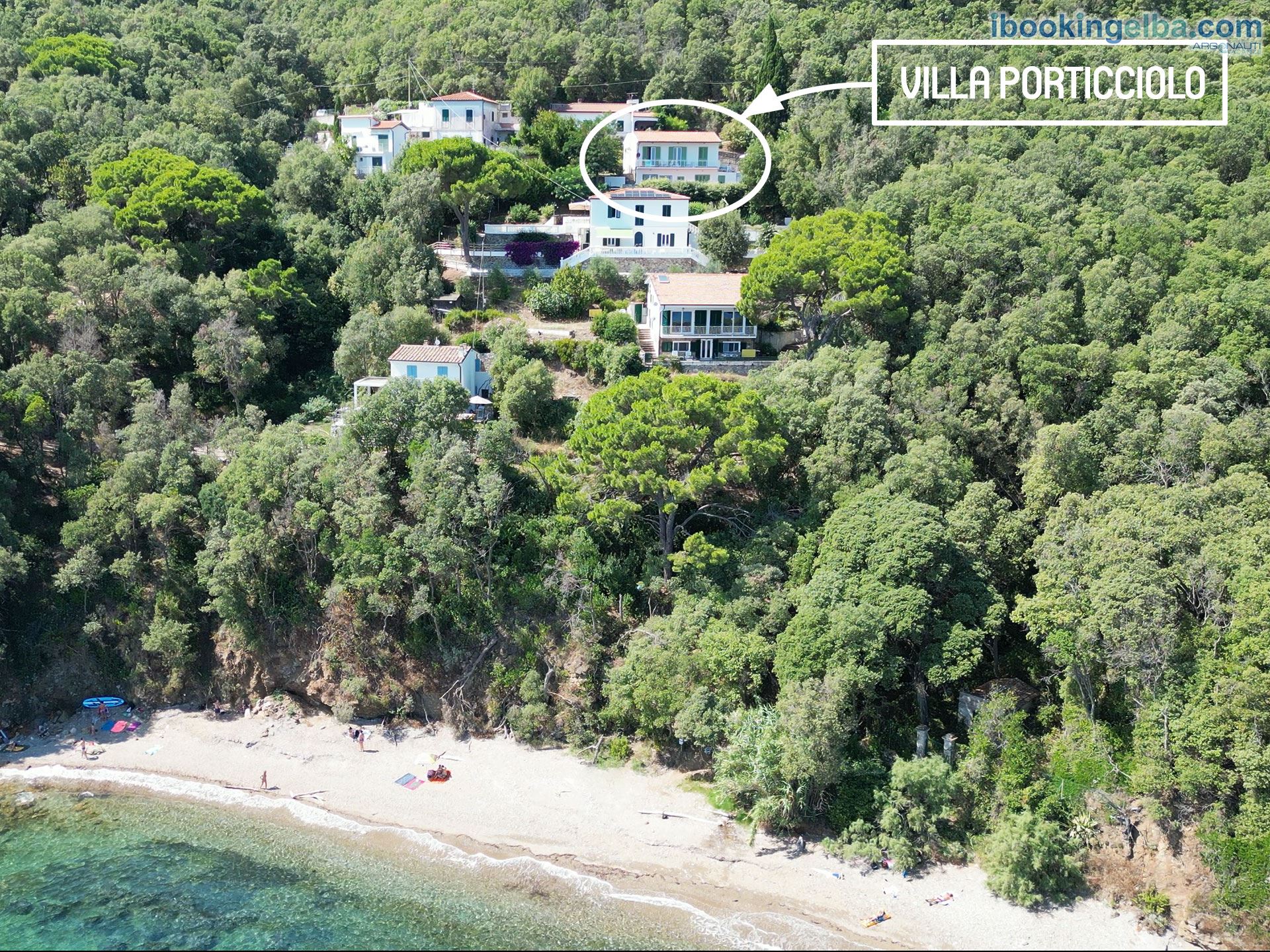 Villa Porticciolo - Vista aerea