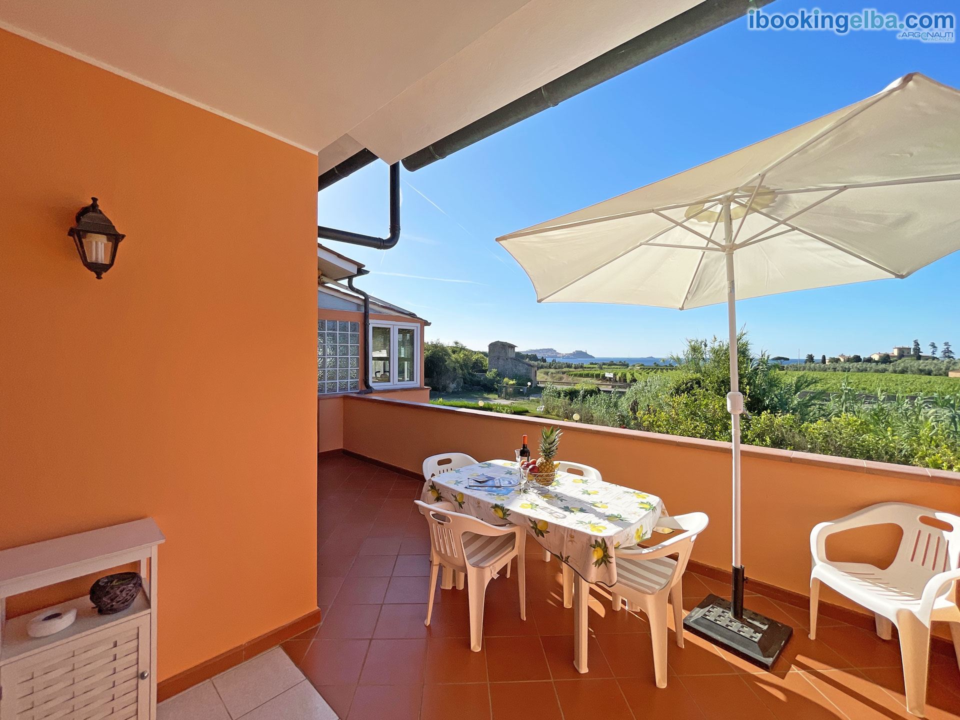 Sunset House - (Primo Piano) Terrazza con vista mare