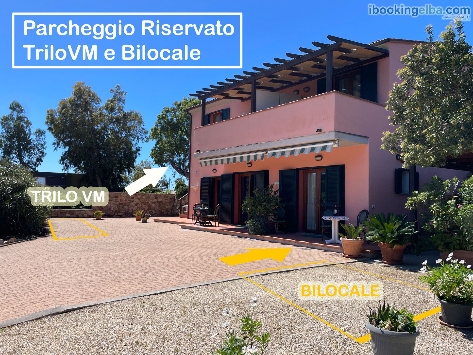 La Risacca - Trilocale Vista Mare - Zona parcheggio riservata