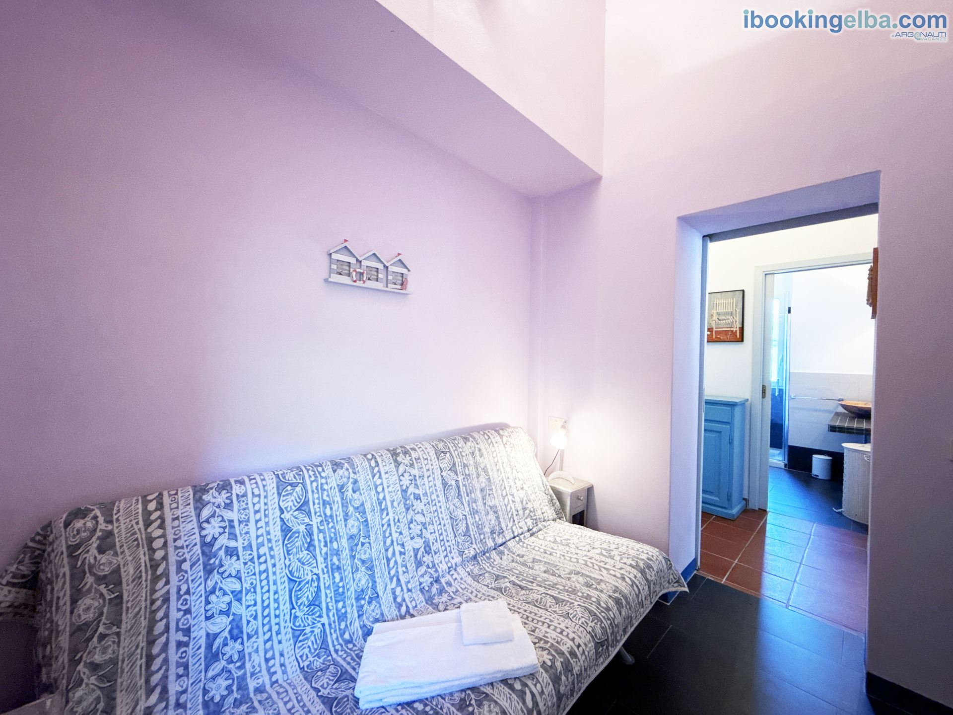 Villetta Redinoce - Camera 3 con divano letto alla francese