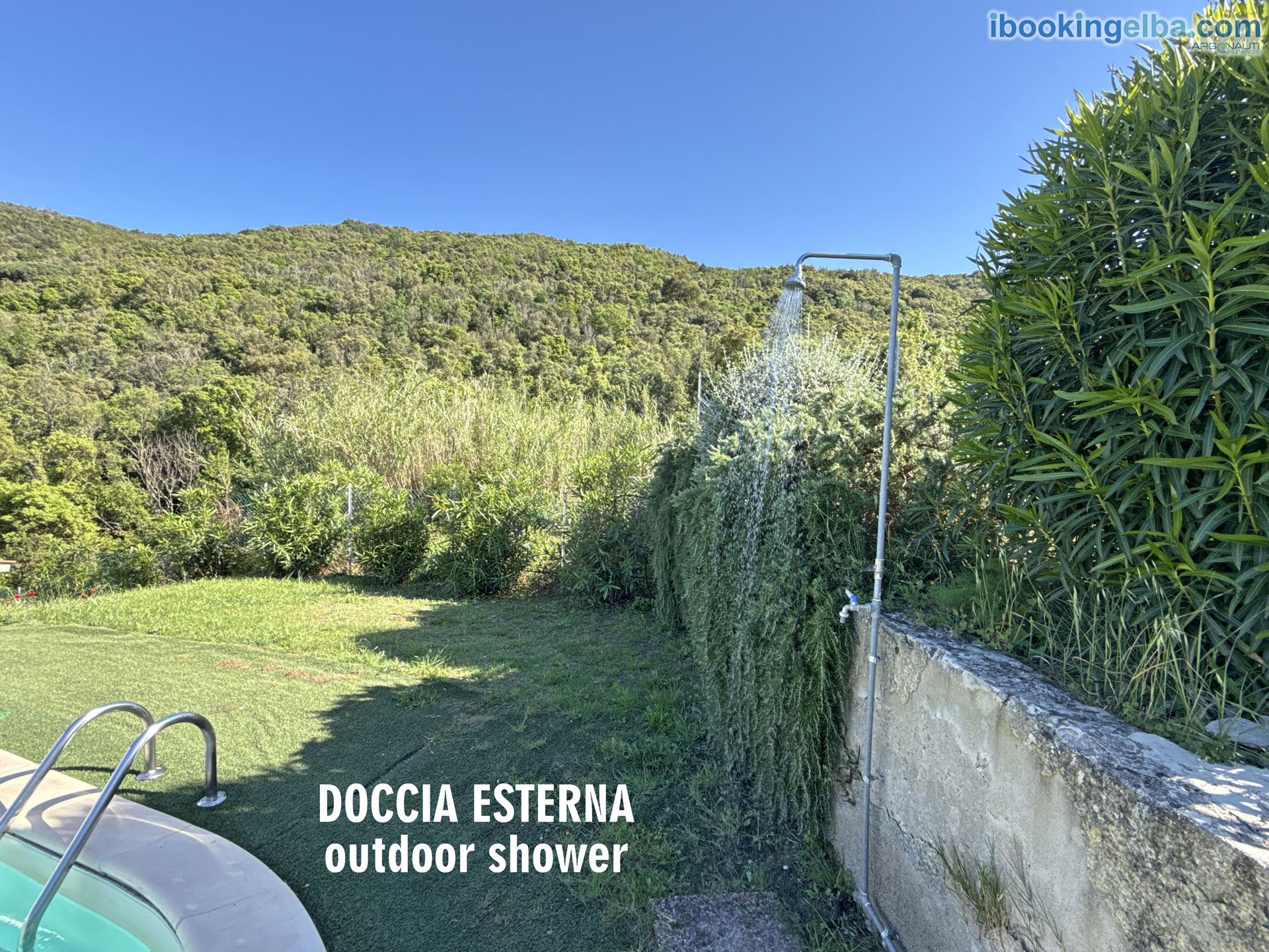 Villetta Redinoce - doccia esterna